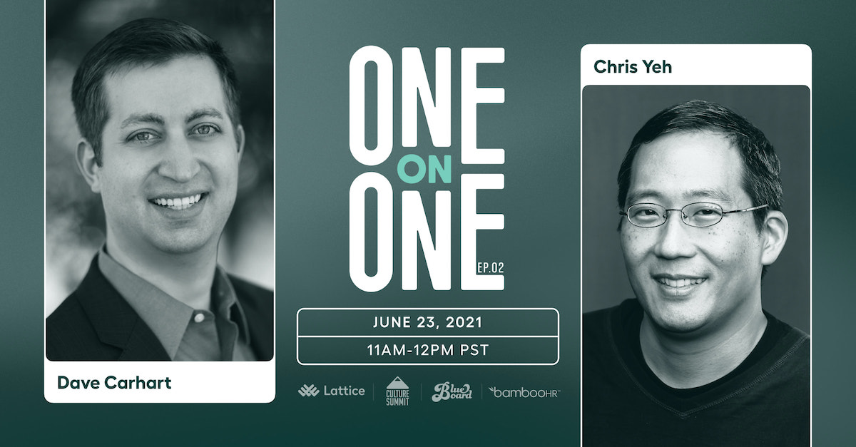 One on One with Chris Yeh and Dave Carhart