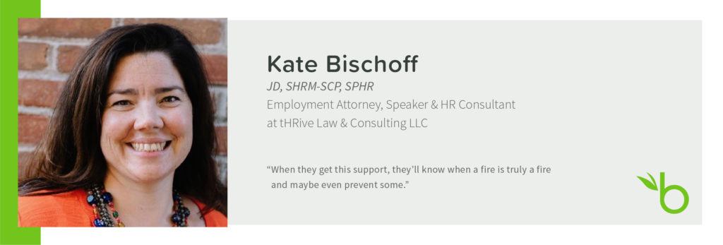 Kate Bischoff HR Expert Image and Quotation