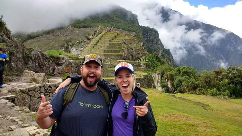 paid paid vacation in machu picchu