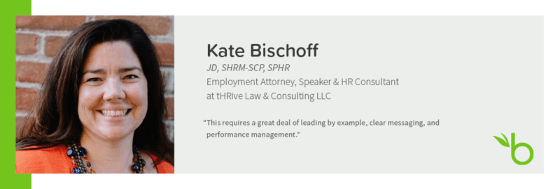 Kate Bischoff HR Quote