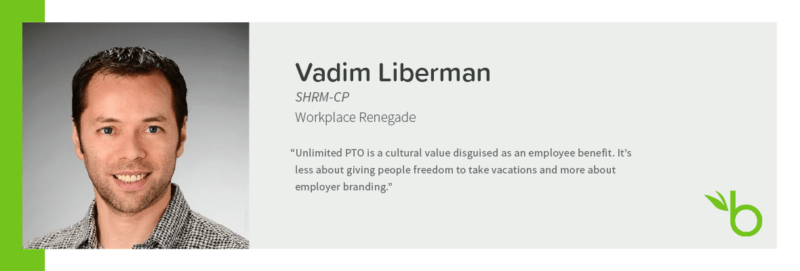 Vadim Liberman HR Quote