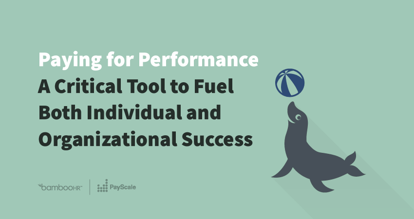 Paying for Performance: A Critical Tool to Fuel Both Individual and Organizational Success