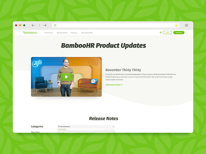 Announcing the Product Updates Webpage