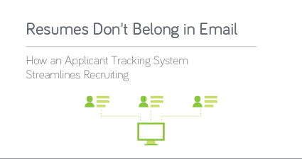 ATS - Resumes Don't Belong In Email